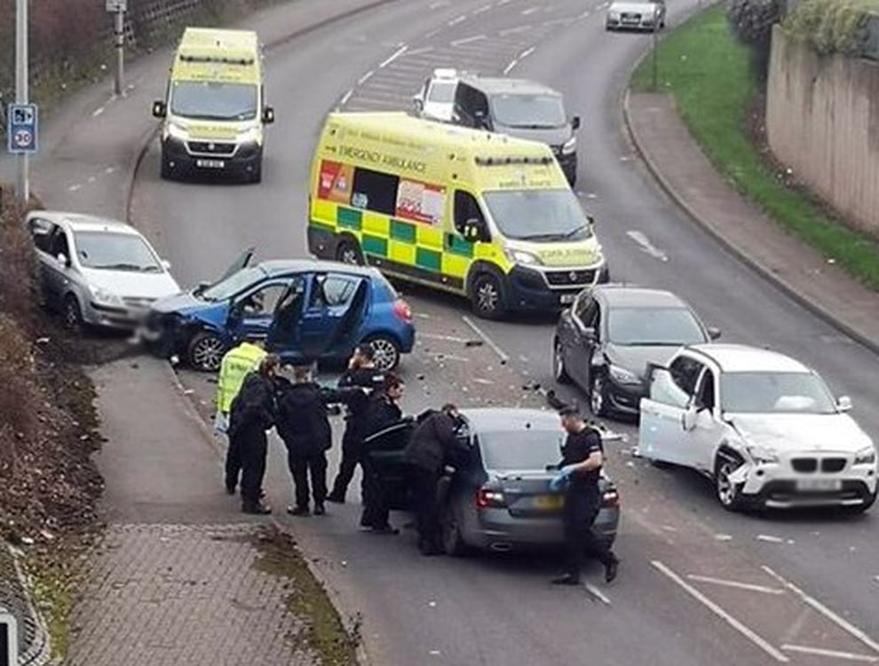 Crash Closes Busy Road In Telford Shropshire Star