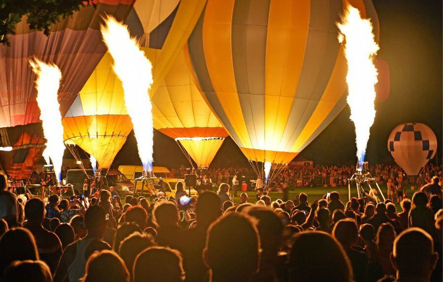 Balloons Fill The Skies For Oswestry Carnival In The Air With