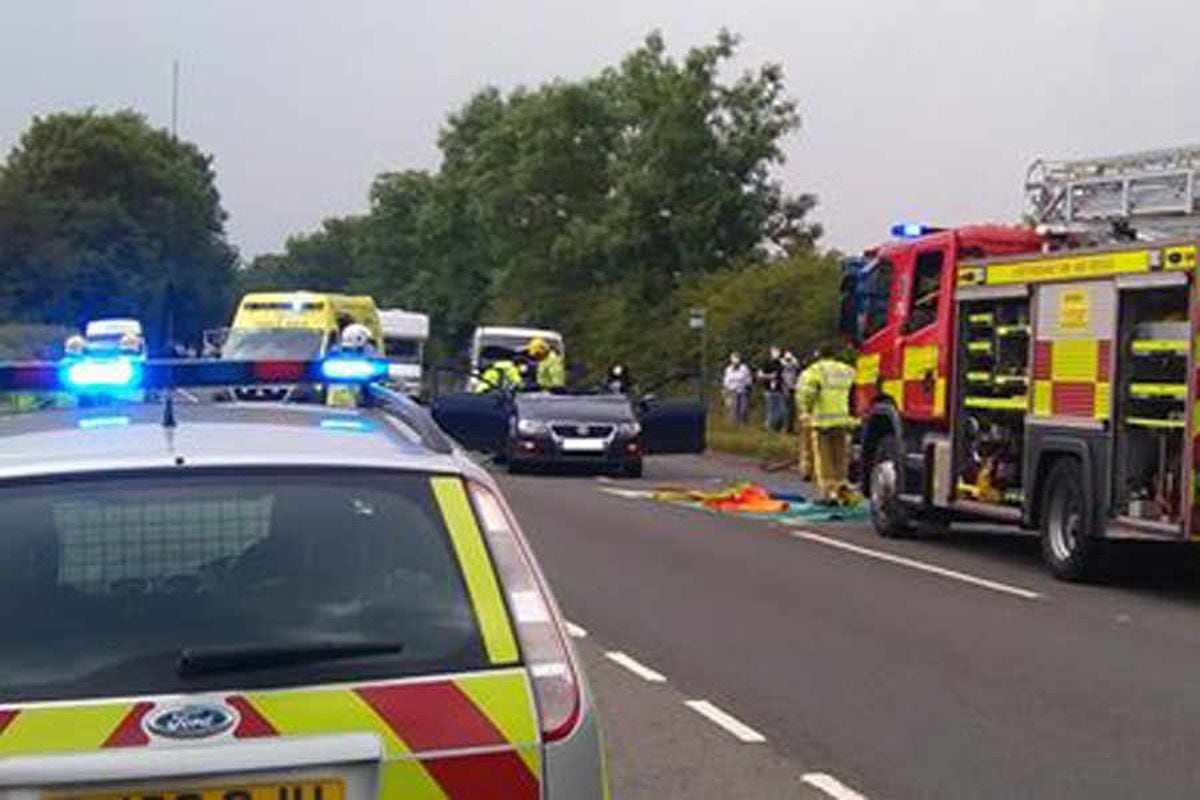 Man Taken To Hospital After Van And Car Crash Near Market Drayton Shropshire Star
