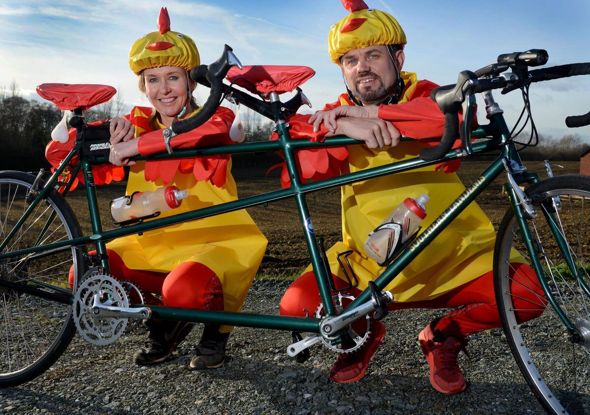 Plucky Duo Take To Bike For Harry Shropshire Star