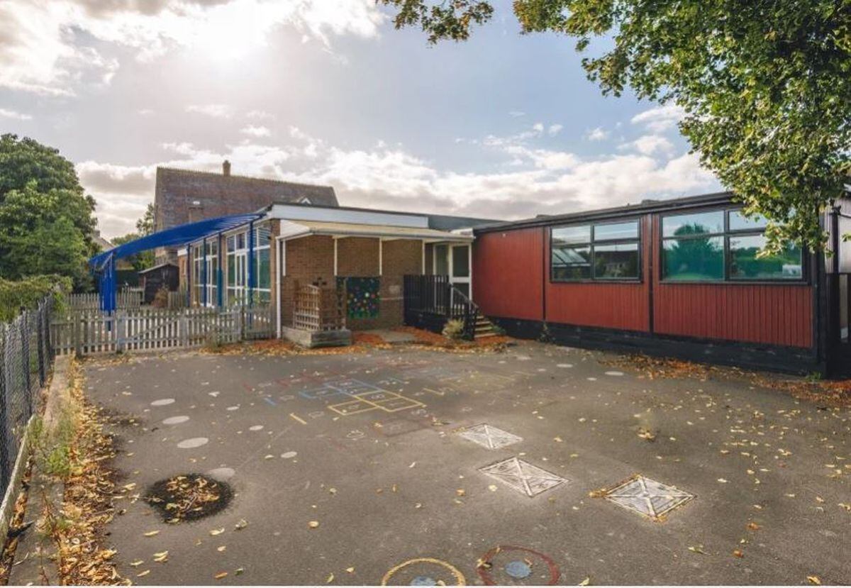 Former primary school near Shrewsbury up for sale playground included