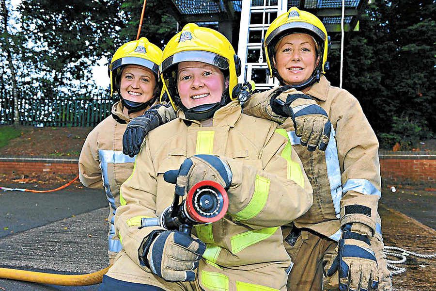 Firefighting Girls Blazing A Trail At Shropshire Station Shropshire Star