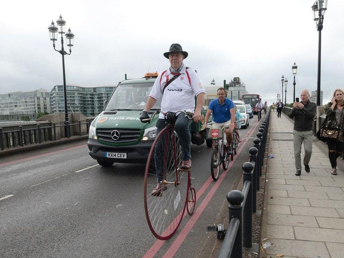 Penny farthing enthusiast urges Farage to give him Brexit Party