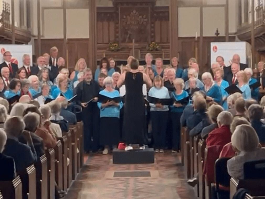 Choirs get together for a 'magical' performance and raise £3,000 for charity