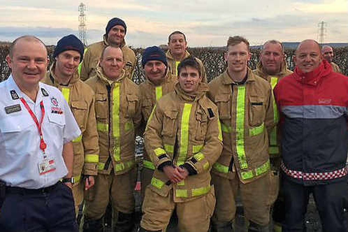 Shropshire Firefighters Floods Rescue Work Praised Shropshire Star