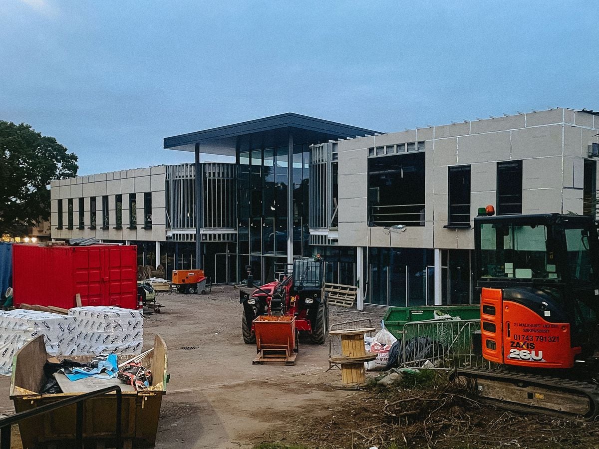 New Entrance At Telfords Princess Royal Hospital Takes Shape