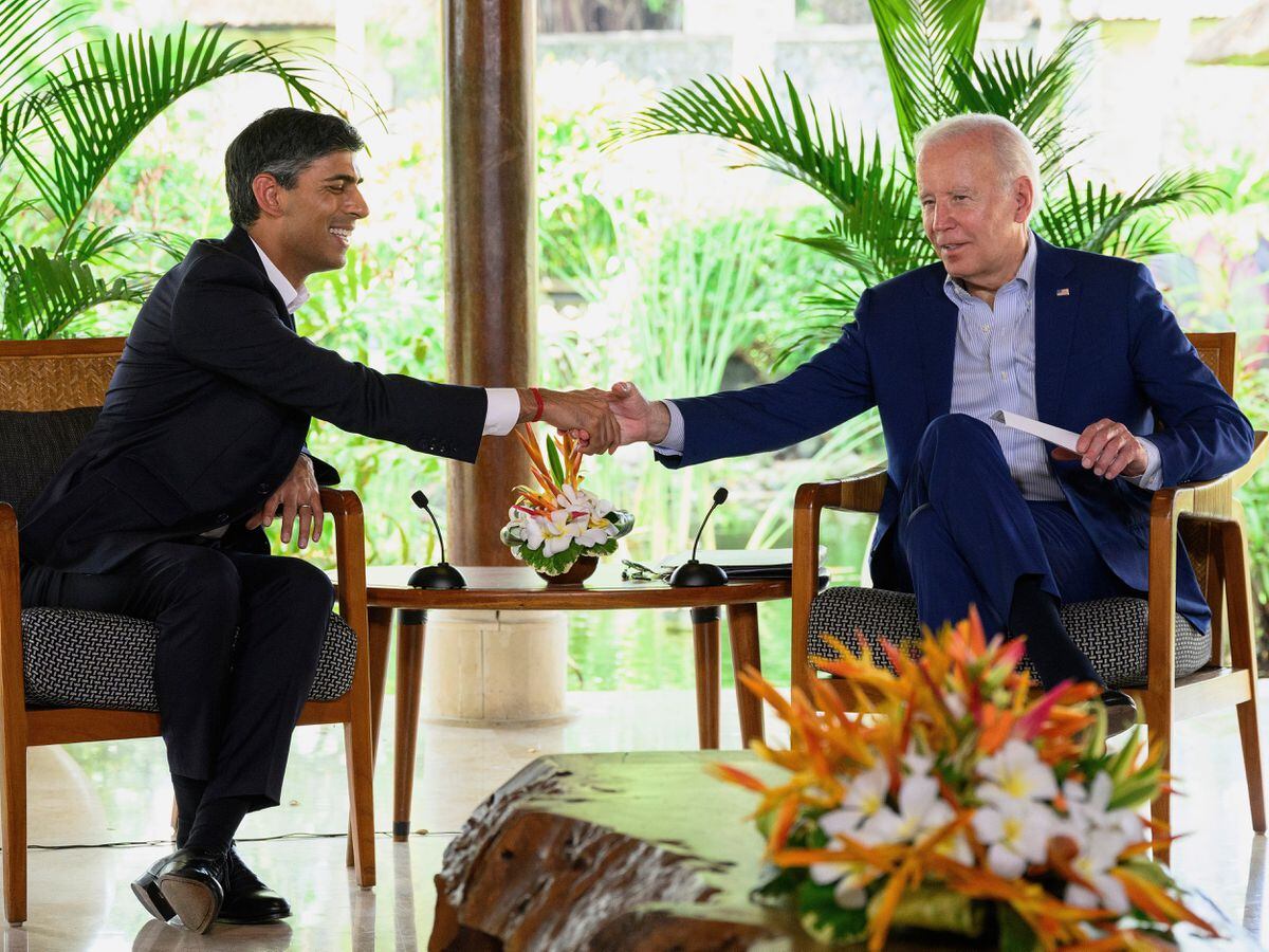 Rishi Sunak Hails US As ‘closest Ally’ As He Meets Joe Biden At G20 ...