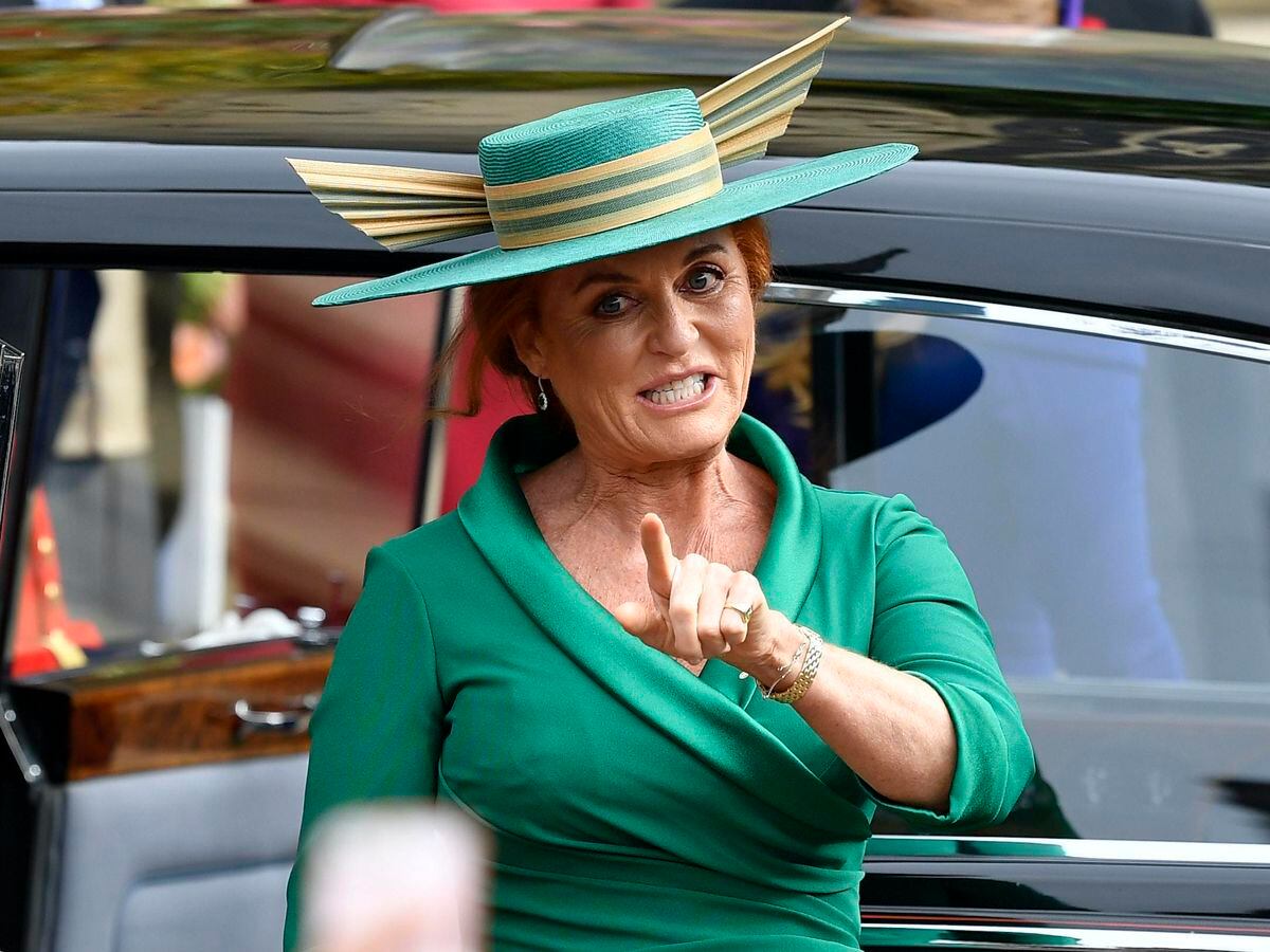 Sarah, Duchess of York '61, still red-headed and not out ...