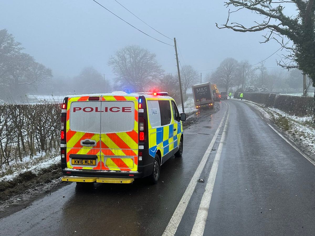 Border road reopened after emergency services deal with crash