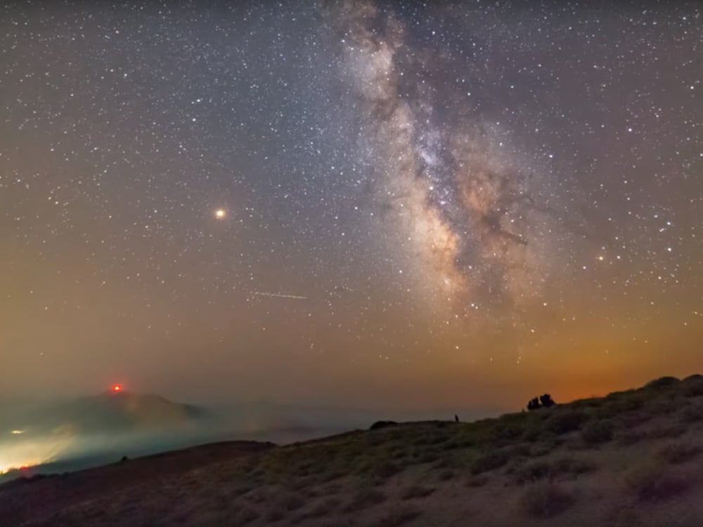 This timelapse of the Perseid meteor shower looks almost too magical