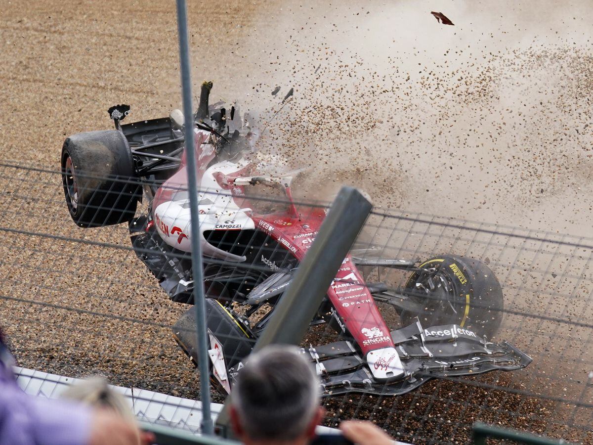 zhou-guanyu-s-alfa-romeo-overturns-in-first-lap-crash-at-british-grand