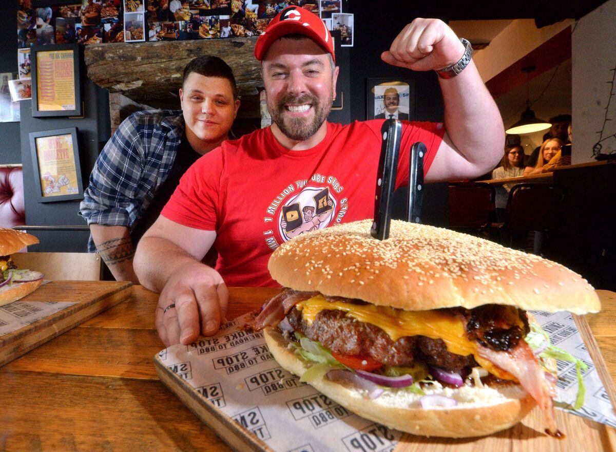 Locals take on Cheeseburger Challenge