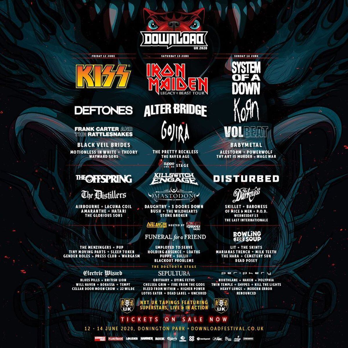 Bowling For Soup The Darkness Funeral For A Friend And More New Acts Stage Splits And Wwe Nxt Uk Announced For Download Festival Shropshire Star