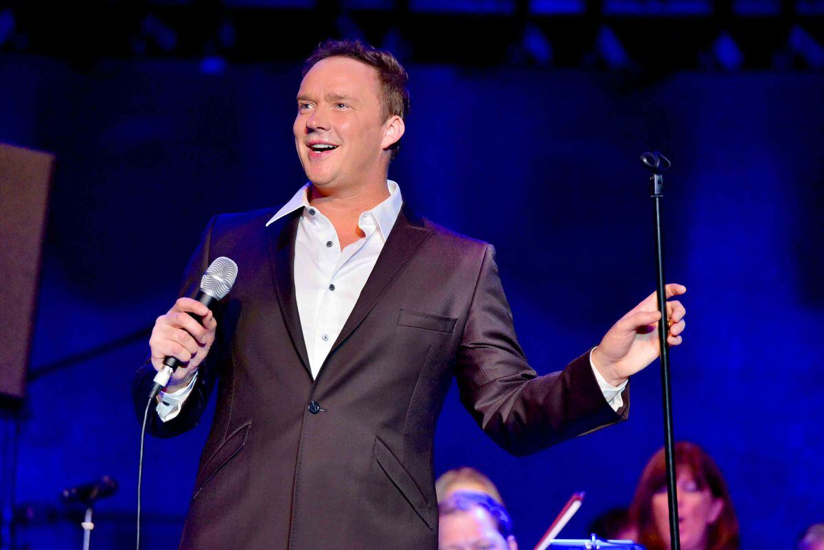 Russell Watson wows the crowds at the Big Top for Telford's 50th