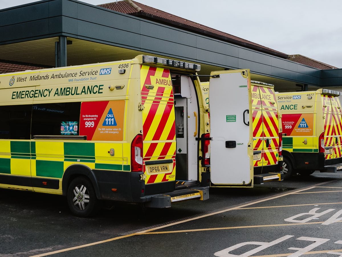 Shropshire 'ran out of ambulances' due to long queues outside hospitals ...