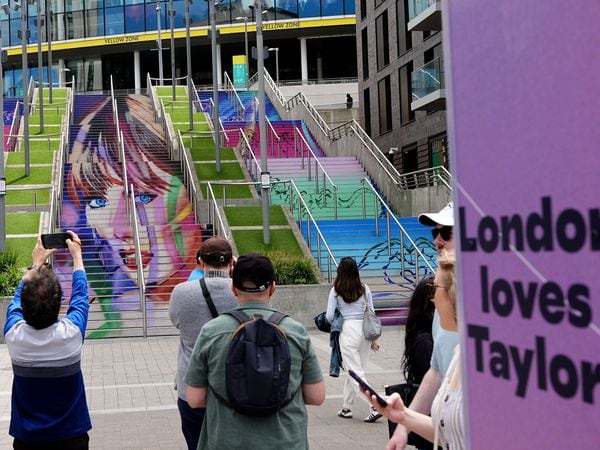 Swifties spending up to £300 on merchandise at Wembley pop-up shop ...