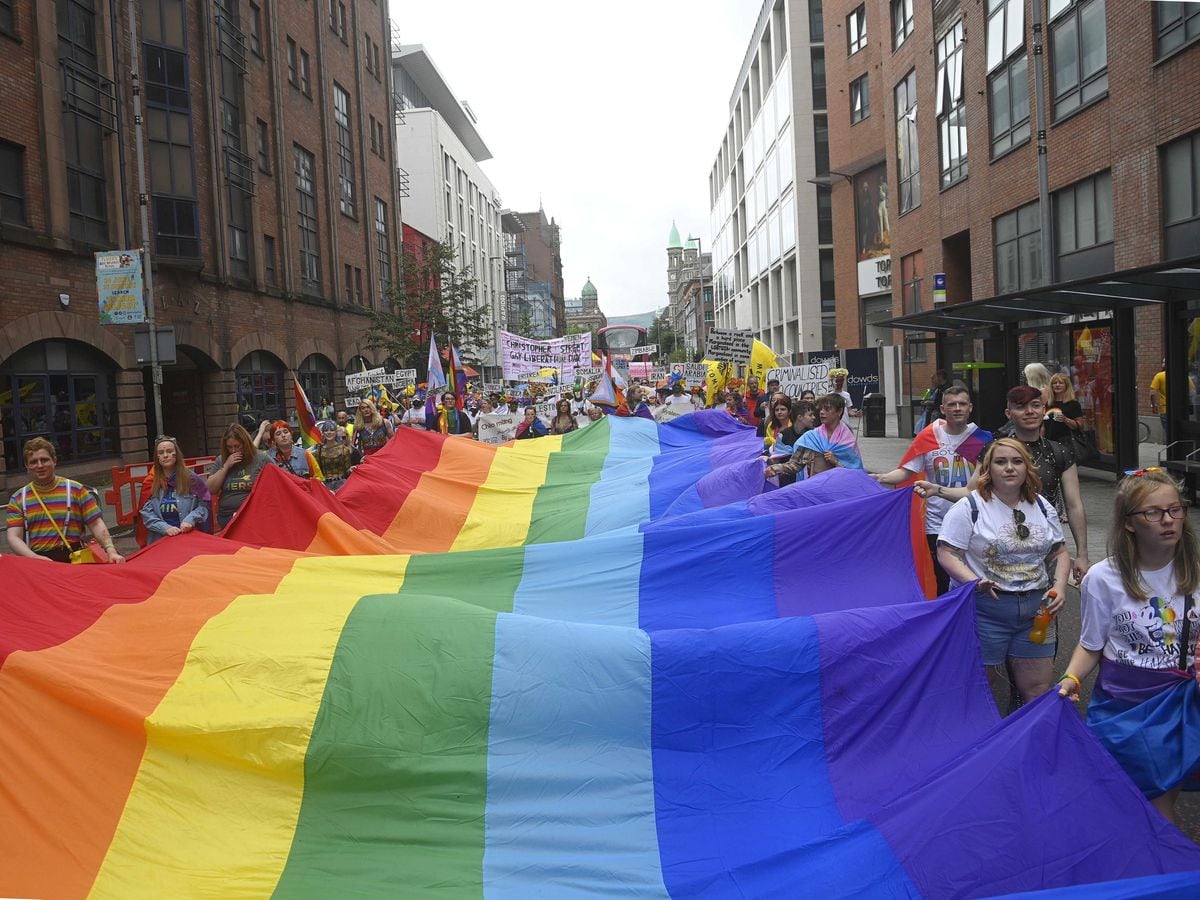 Thousands line streets of Belfast as Pride parade returns Shropshire Star