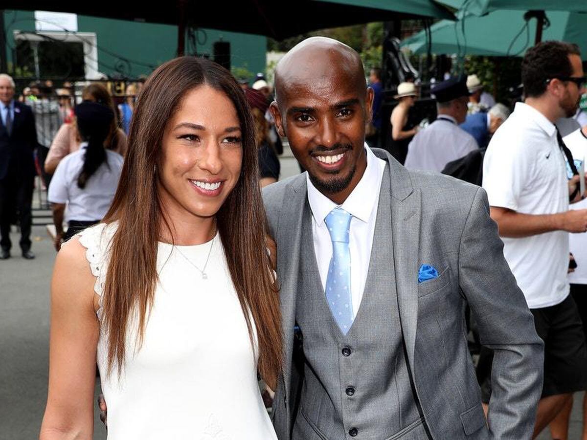 Sir Mo Farah and wife ‘escape from kids’ to watch action at Wimbledon