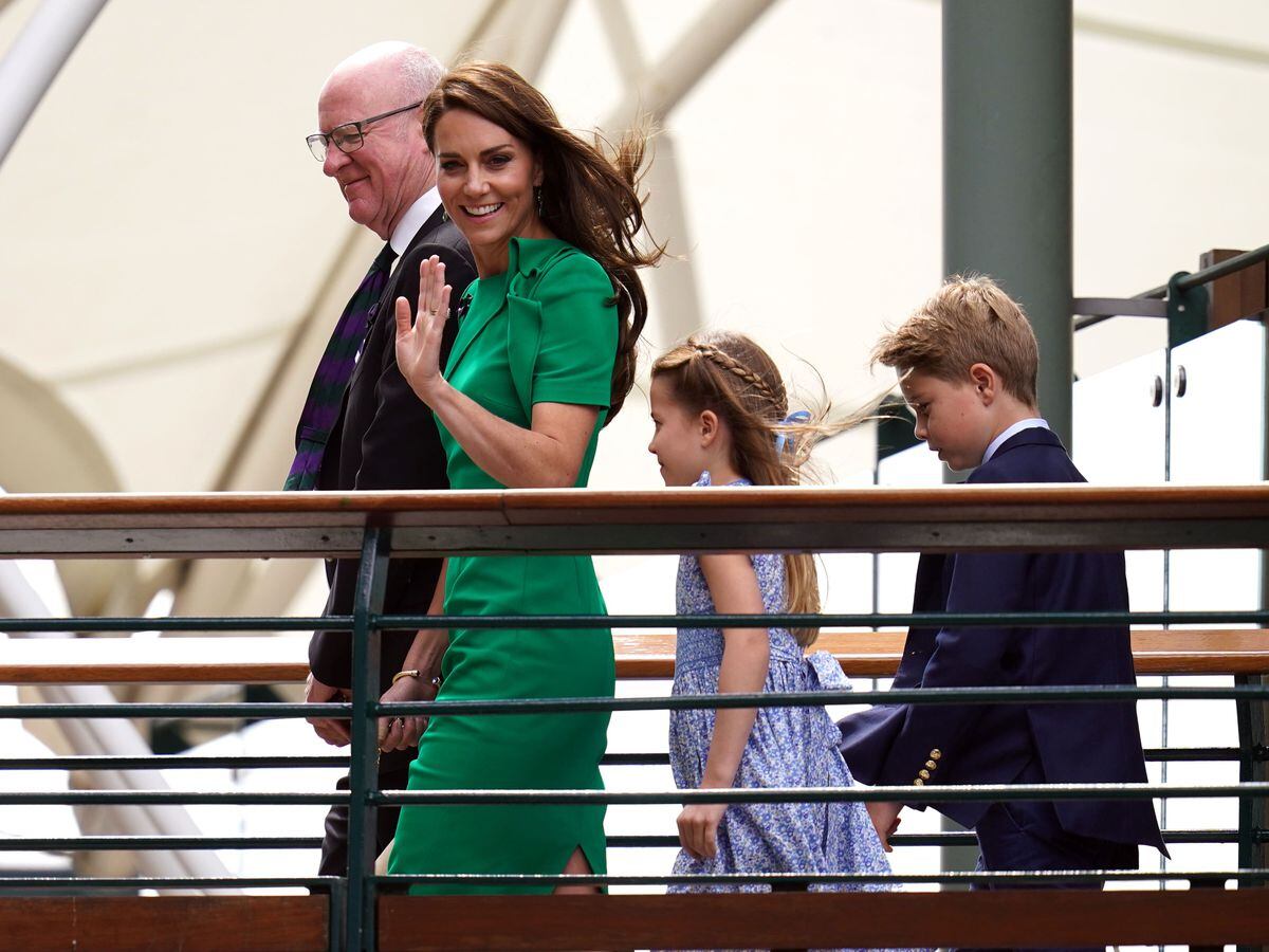 Princess Charlotte arrives for first Wimbledon visit to see men’s ...