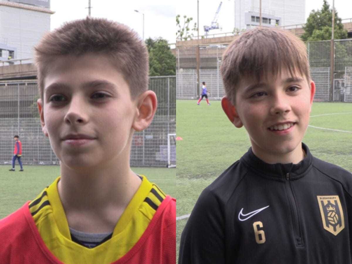 Ukrainians teenagers on refugee football programme share predictions for Euros