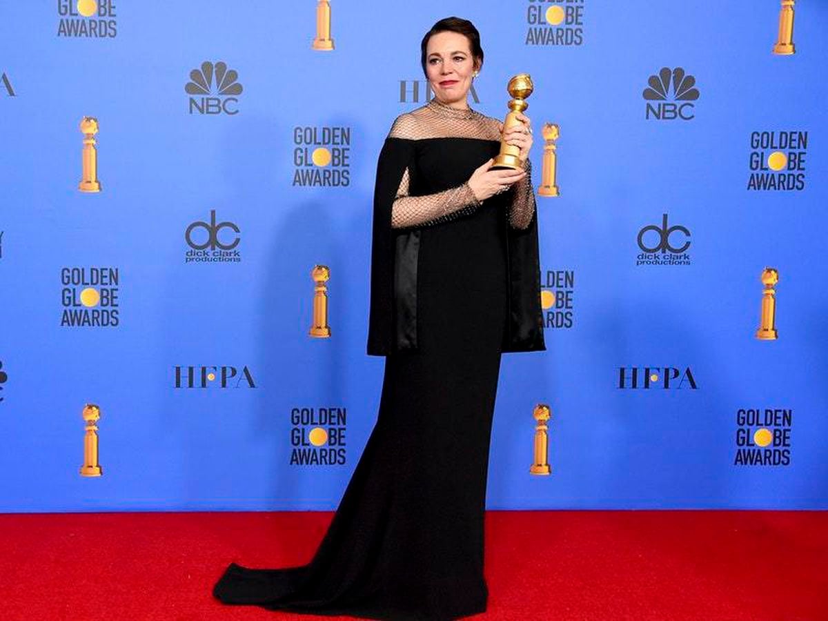 Olivia colman dress golden hotsell globes 2019