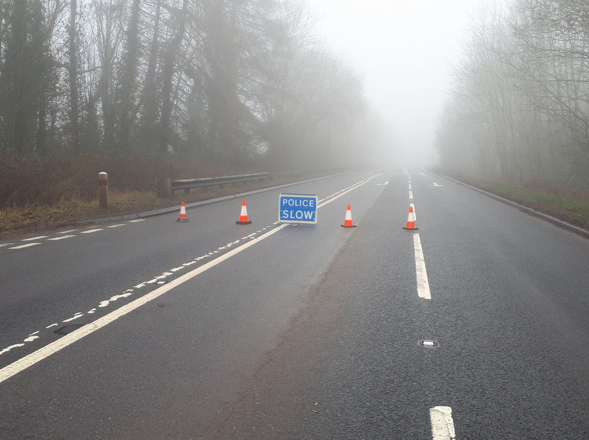 A49 to be closed for some time after lorry and car crash south