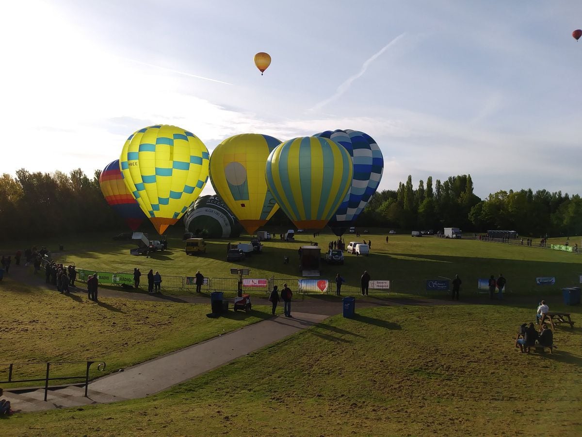 Things are looking up Hot air balloons take to the skies over Telford