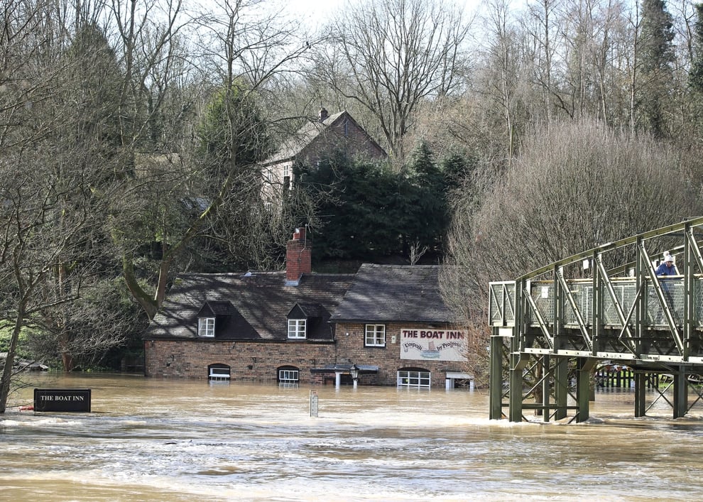 Shropshire Flooding Gallery Latest Pictures As Flooding Chaos Continues Shropshire Star