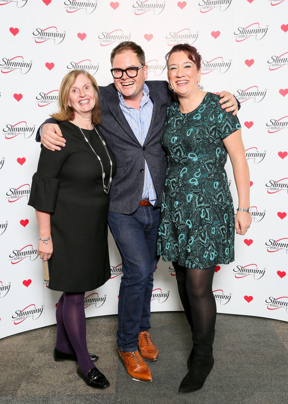 Caerphilly Slimming World manager celebrates in style with Alan Carr