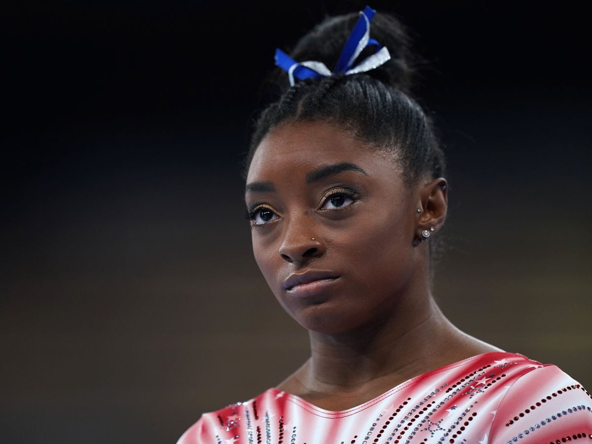 Simone Biles makes emotional return home after dramatic Olympics ...