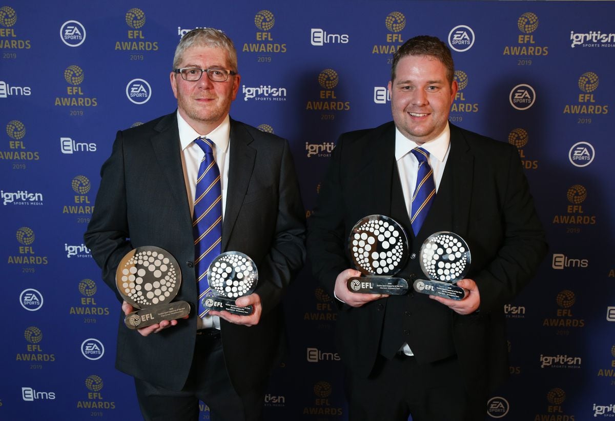 Shrewsbury Town Supporters' Parliament duo Mike Davis and Roger Groves ...