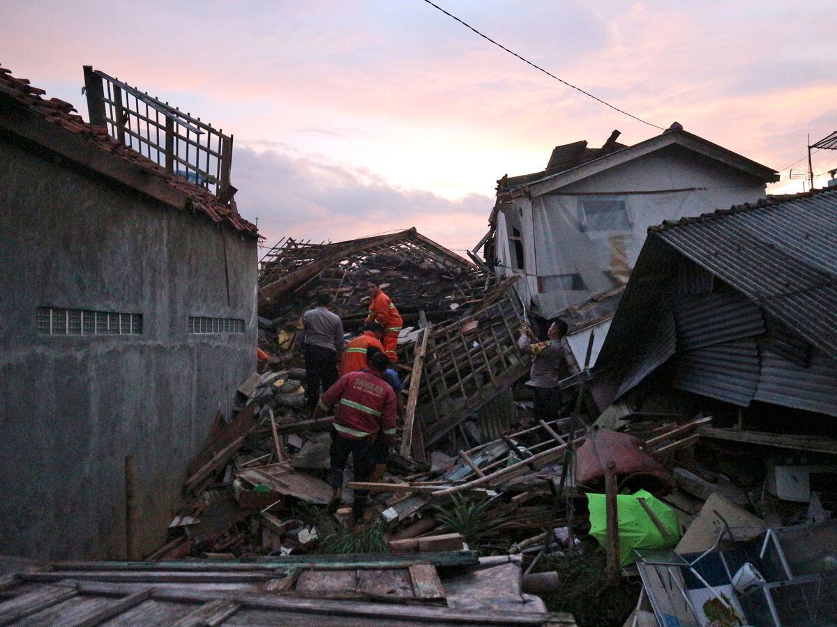 Rescuers Search Through Rubble After 268 Killed In Java Quake ...