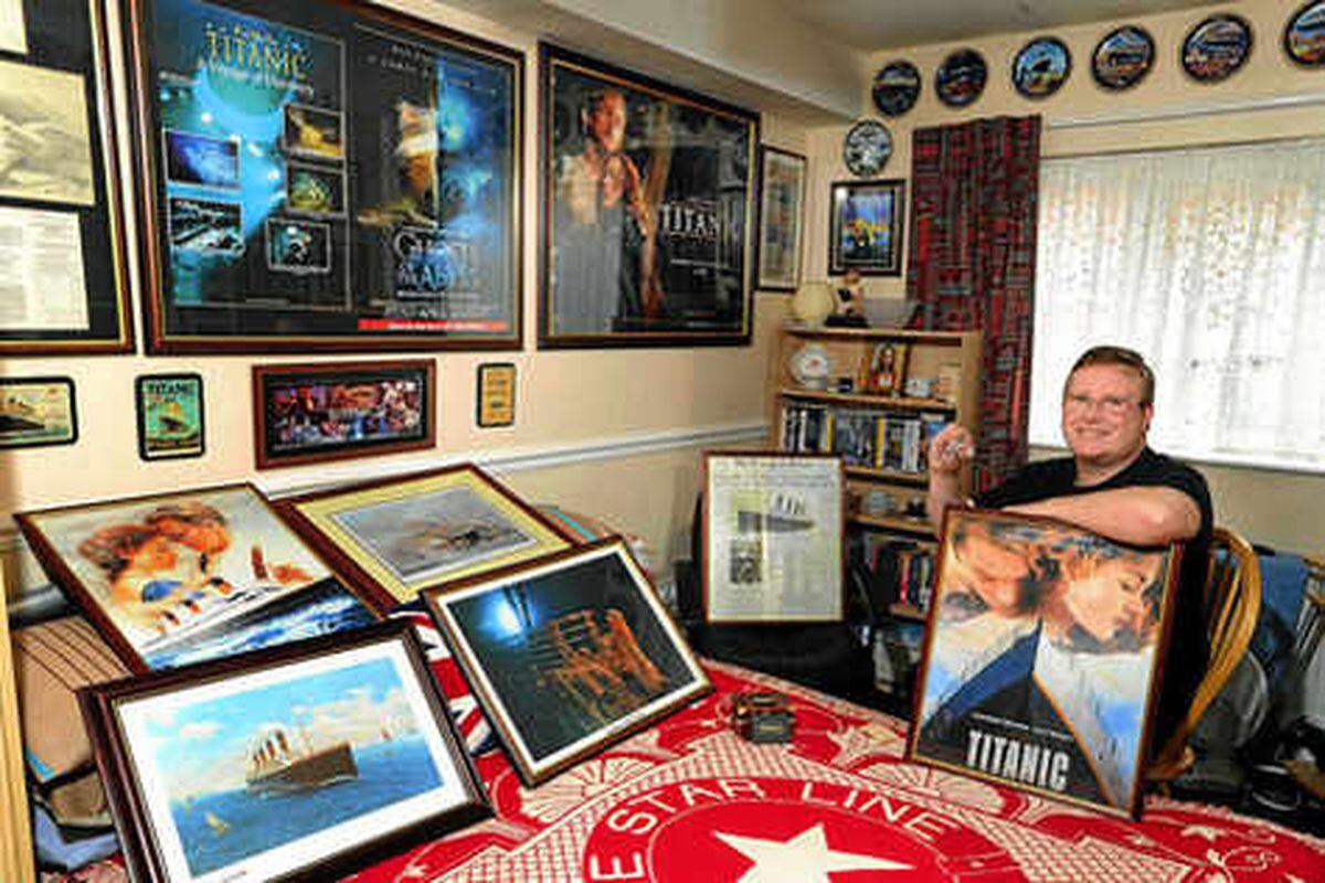 Martin has built up a Titanic collection | Shropshire Star