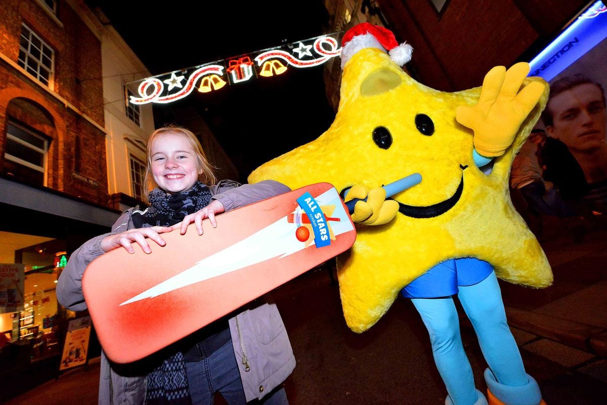 Christmas comes early to Shrewsbury as crowds flock to big lights switchon with pictures and