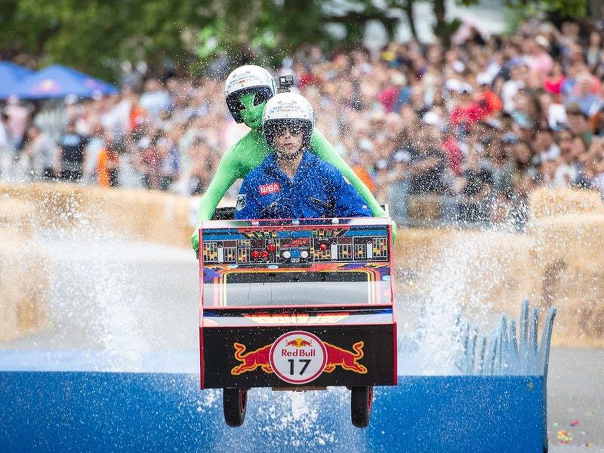 In Pictures Thrills and spills aplenty in soapbox rally Shropshire Star