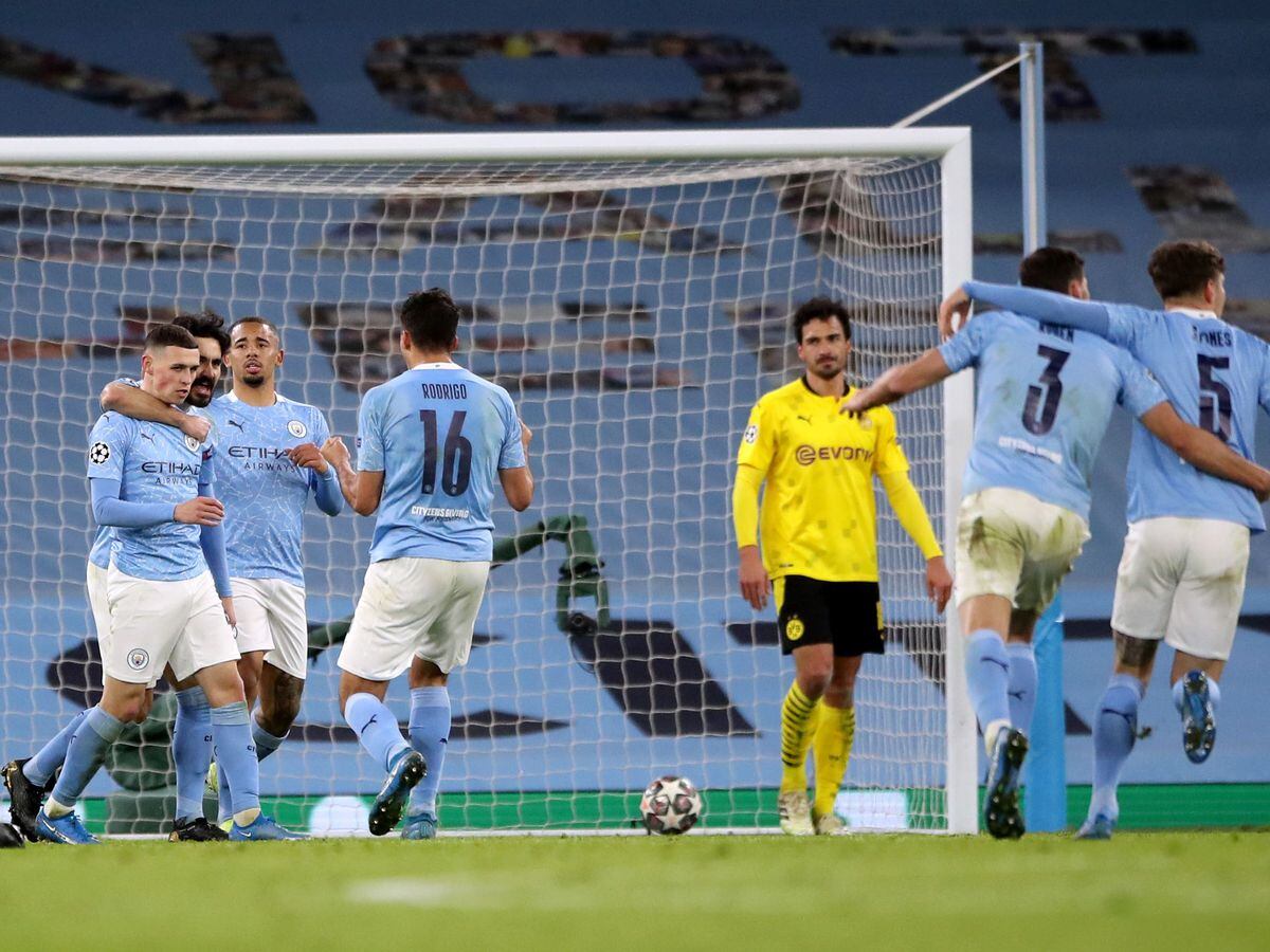Phil Foden Gives Manchester City First Leg Lead Over Borussia Dortmund Shropshire Star