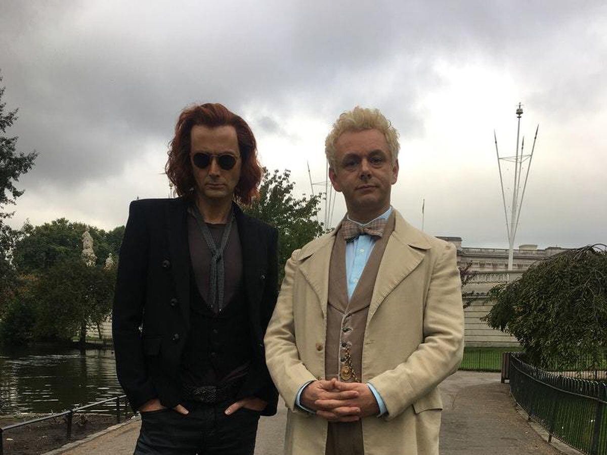 David Tennant And Michael Sheen Rock Dramatic New Looks For Good Omens Series Shropshire Star 5605