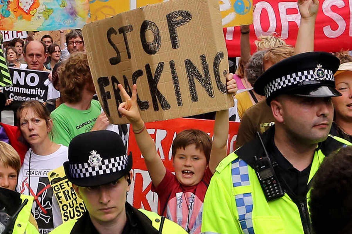 Anti-fracking group calls for ban on gas drilling in Shropshire ...