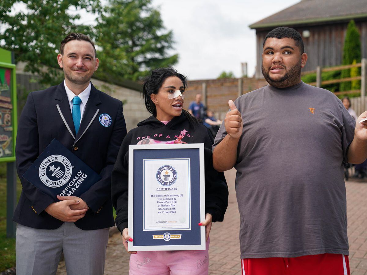 Harvey Price Sets New Guinness World Record Shropshire Star 9430