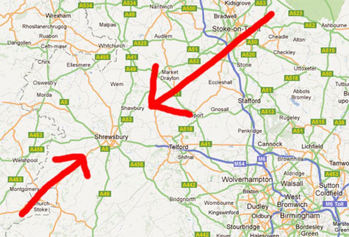 Map Of Shrewsbury Area Let's Put Shrewsbury On The Map. Oh, Hang On. . . | Shropshire Star