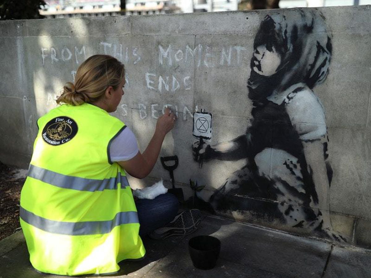 Banksy’s Climate Protest Mural Preserved By London Council | Shropshire ...