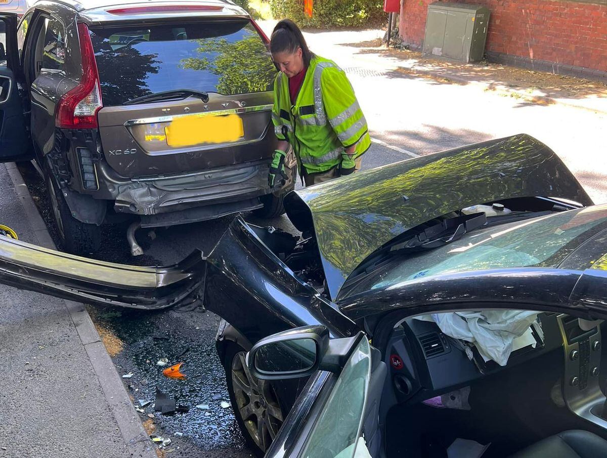 Elderly Woman Taken To Hospital After Telford Crash Shropshire Star