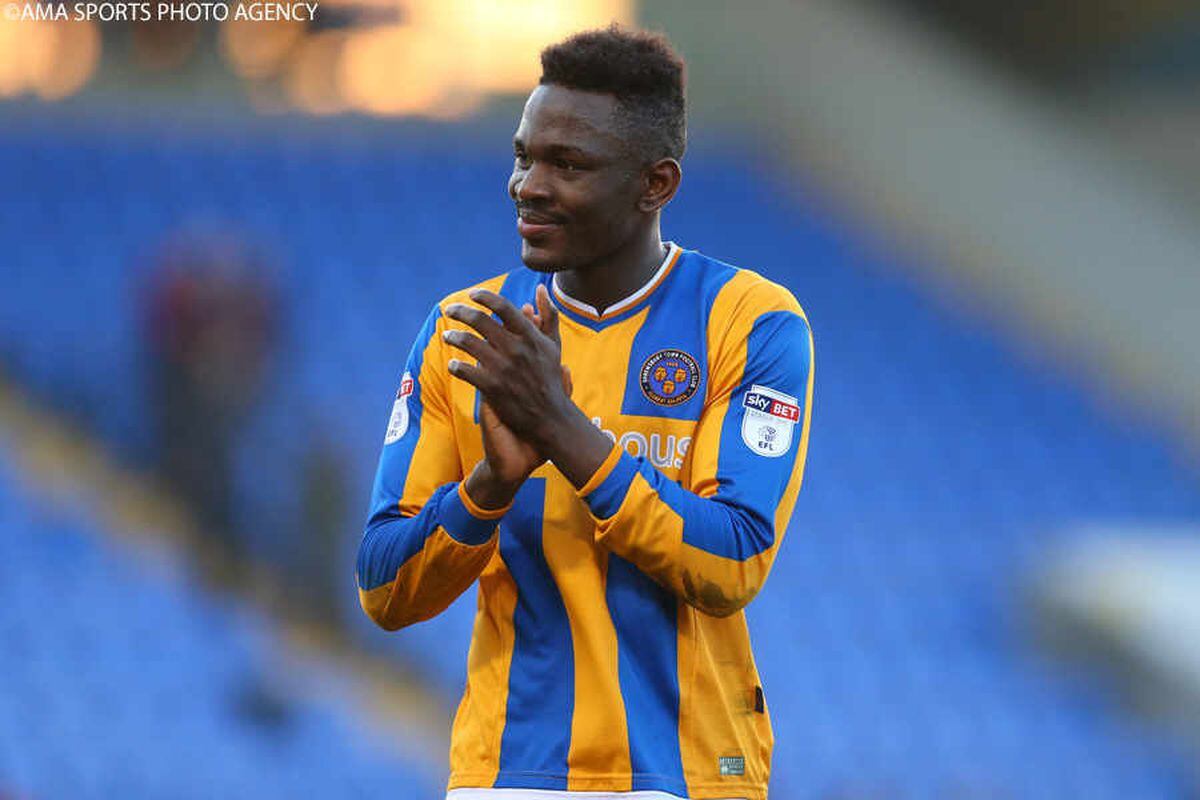 Toto Nsiala says his best is yet to come for Shrewsbury Town ...