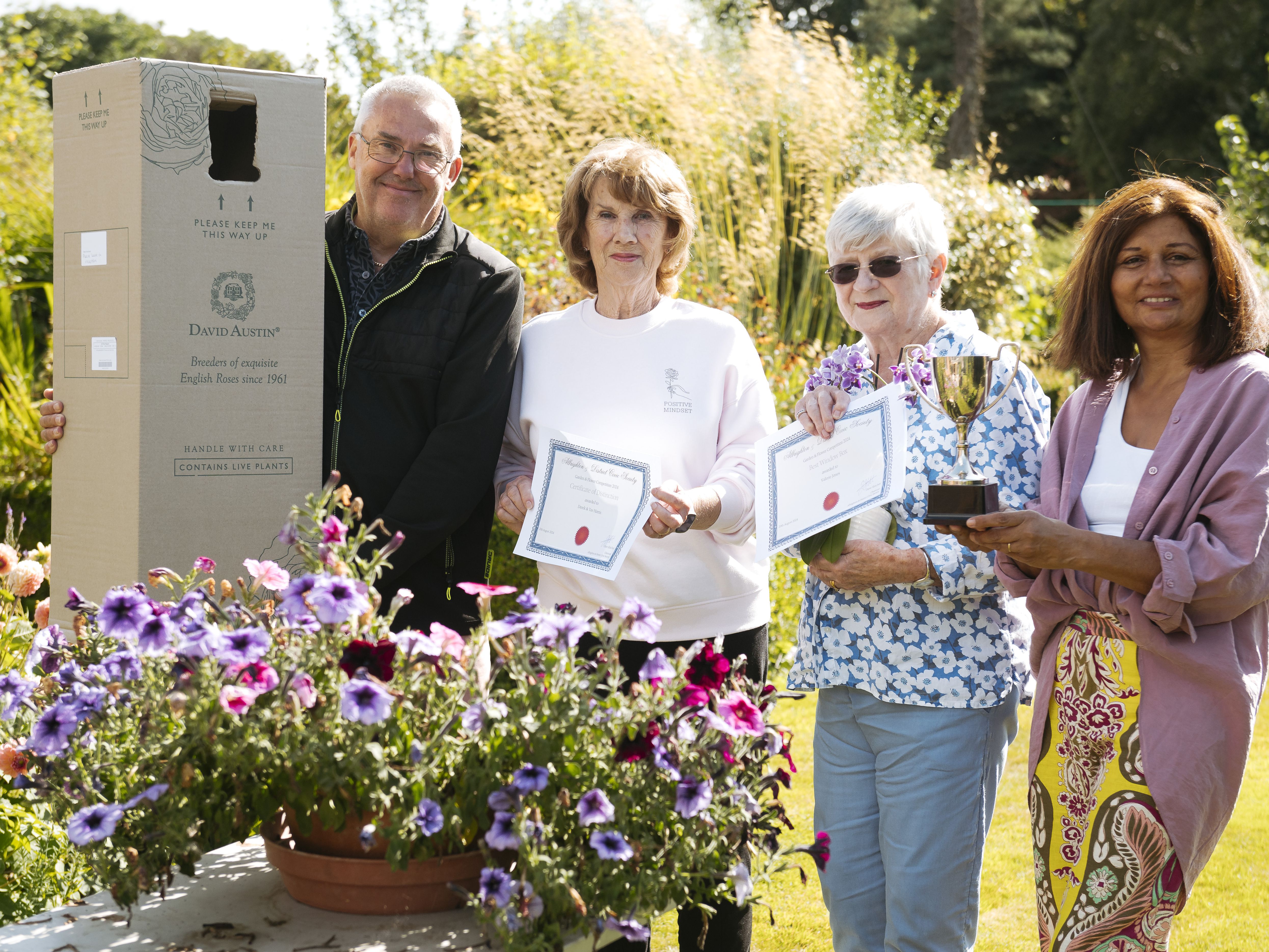 Civic society crown's village's champion gardens