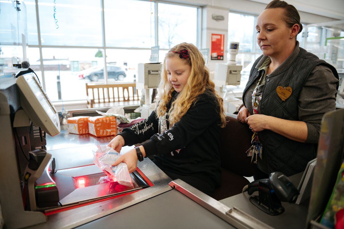 Watch kids scan shopping at Shrewsbury supermarket as fun children's ...