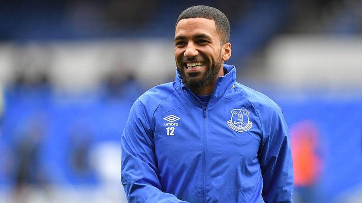 Aaron Lennon smiles on his return to training at Everton | Shropshire Star