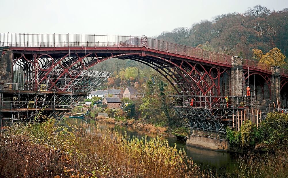 Almost there . . . new look Iron Bridge getting ready for official