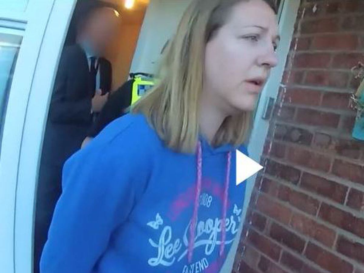 Footage shows killer nurse Lucy Letby being arrested at her home ...