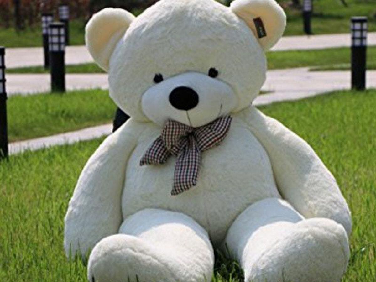 This huge teddy bear has gone viral for all the wrong reasons