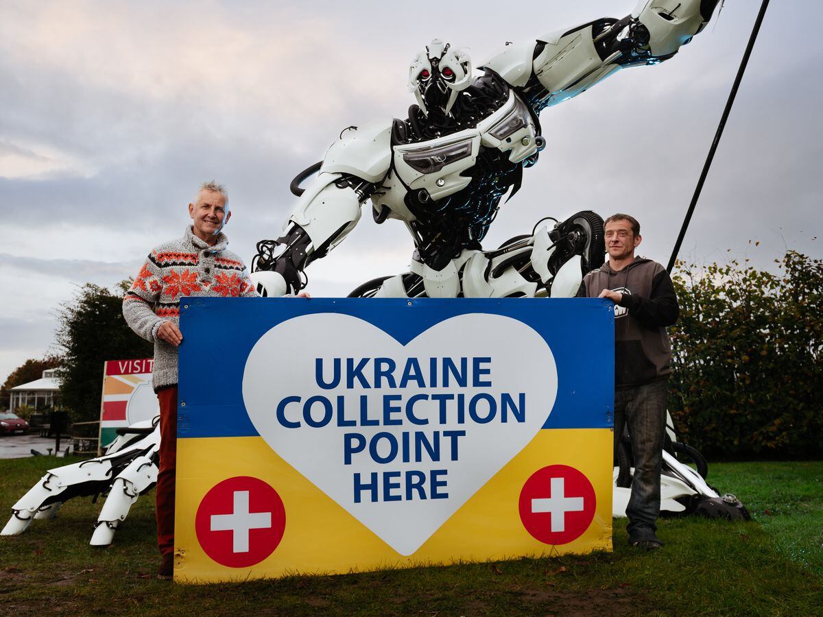 Robot sculpture aims to transform Ironwork Centre's Ukraine appeal